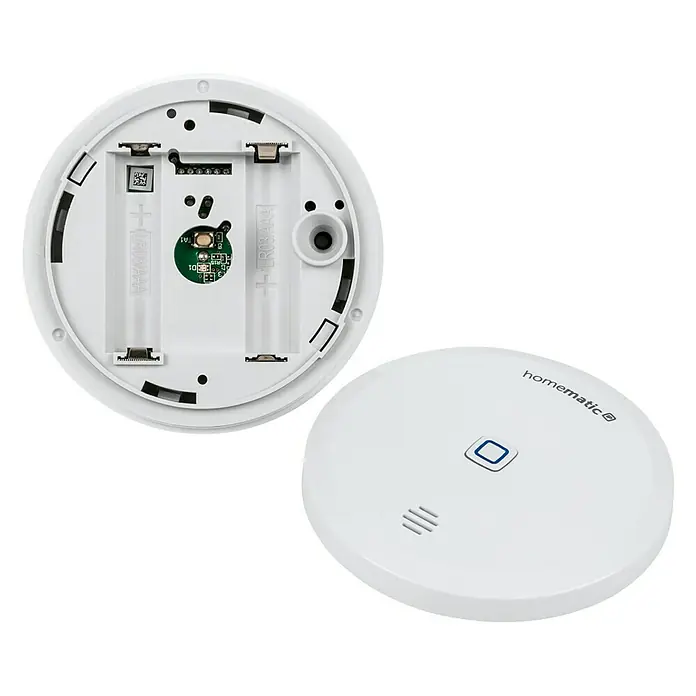 Homematic IP Wassersensor HmIP-SWD - Weiß, Ø x H: 8 x 3 cm, Batteriebetrieben - Detailaufnahme