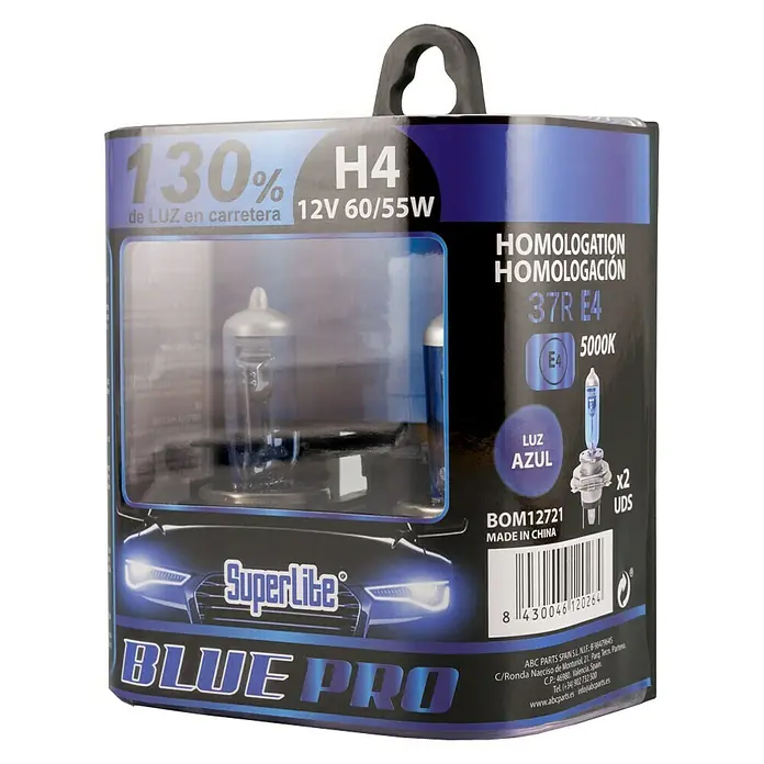 Kit de luces para faro halógenas BOM12721 - H4, 2 ud.