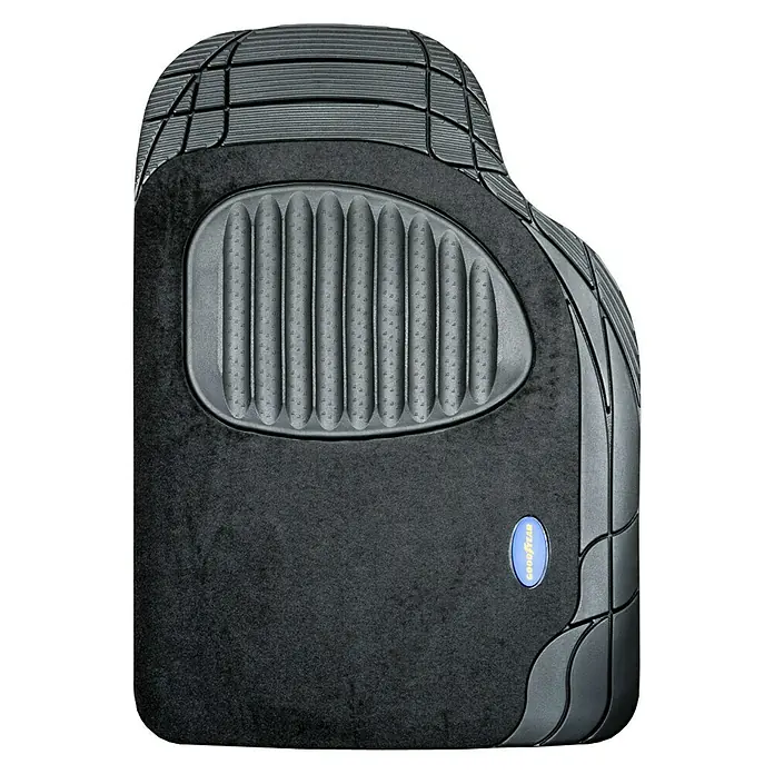Goodyear Juego de alfombrillas para vehículo - Negro, 4 piezas