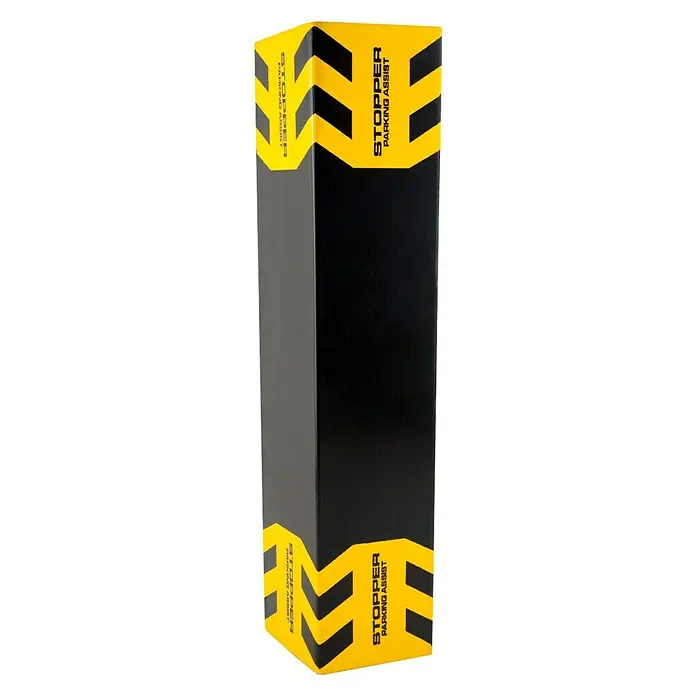 Protector para esquina - An x L: 80 x 370 mm, Amarillo/Negro