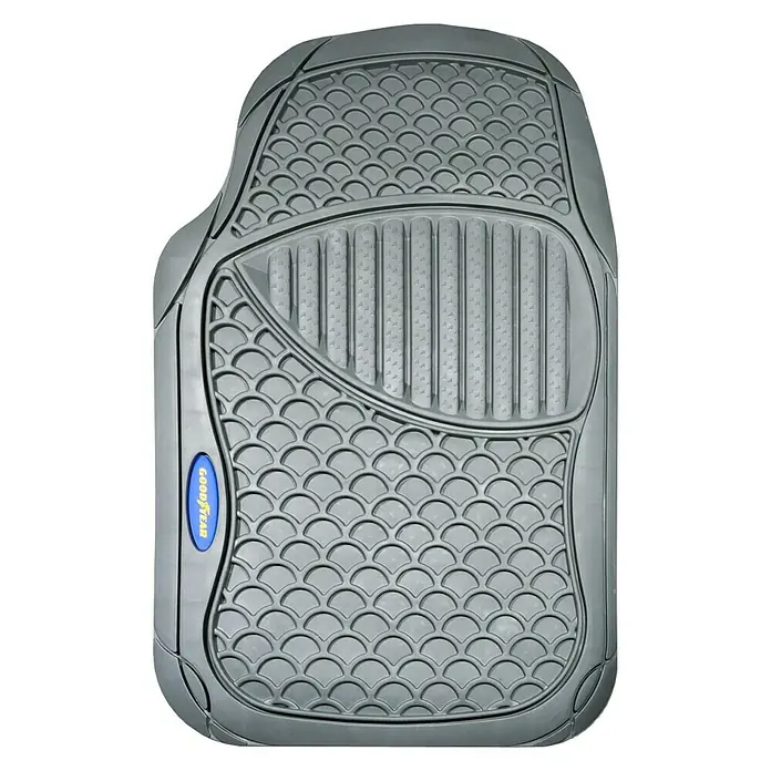 Goodyear Juego de alfombrillas para vehículo - 4 piezas, Gris