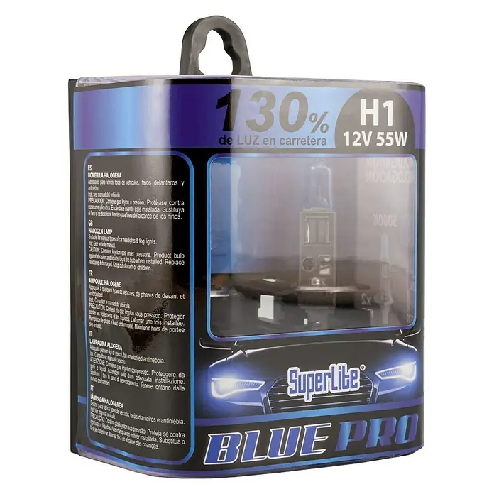 Kit de luces para faro halógenas BOM12720 - H1, 2 ud.