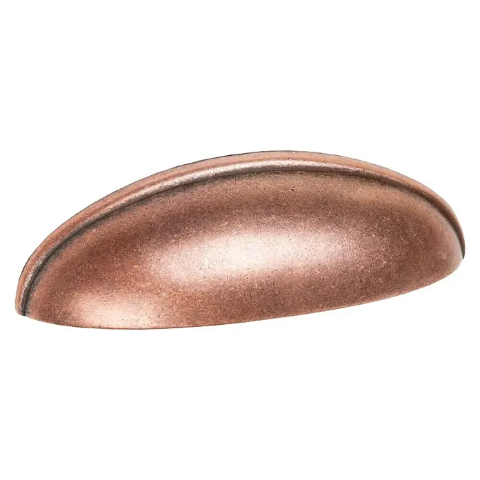 Nesu Tirador para muebles 177CB - L x An x Al: 8,2 x 2,4 x 1,8 cm, Acero, Cobre