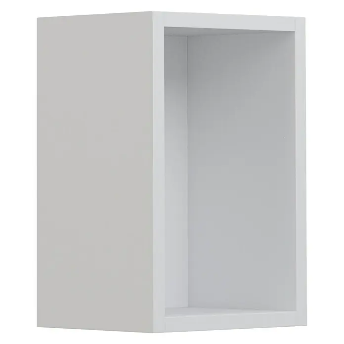 Camargue Espacio Modularni regal - 20 x 17 x 30 cm, Bijele boje, Mat - Pogled sprijeda