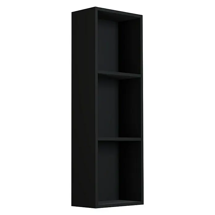 Camargue Espacio Modularni regal - 30 x 17 x 90 cm, Antracit, Mat - Pogled sprijeda