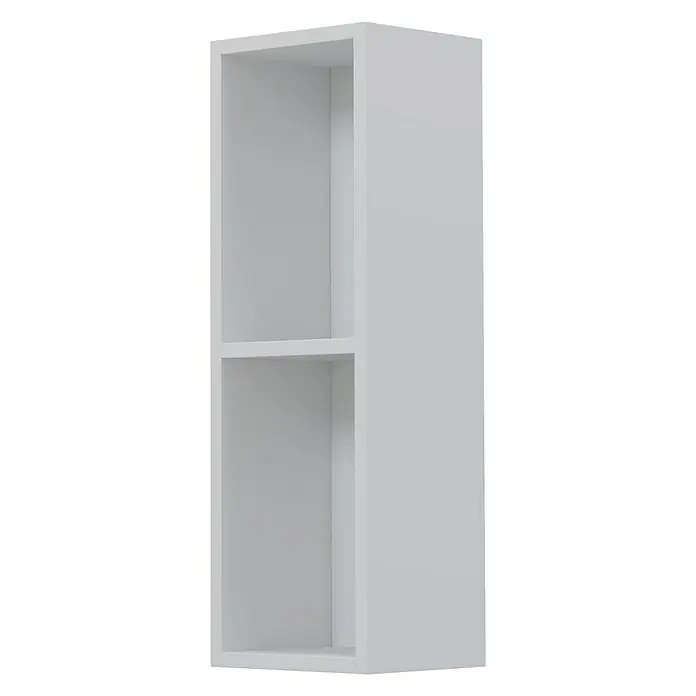 Camargue Espacio Modularni regal - 20 x 17 x 60 cm, Bijele boje, Mat - Pogled sprijeda