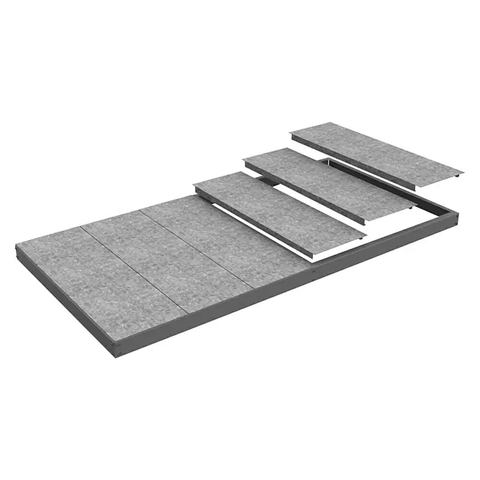 Simonrack Simonforte Estante adicional Metal - L x An: 180 x 60 cm, Galvanizado