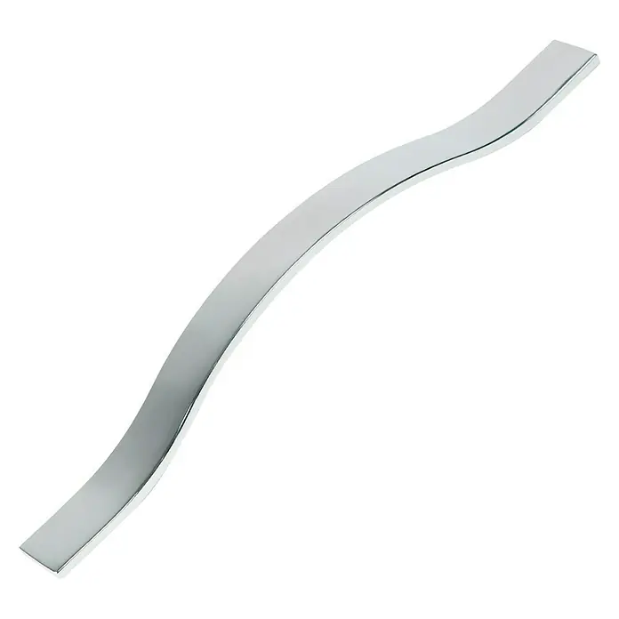 Nesu Tirador para muebles 891801 - L x An x Al: 19,3 x 1,7 x 2,2 cm, Acero, Cromado, Cromo