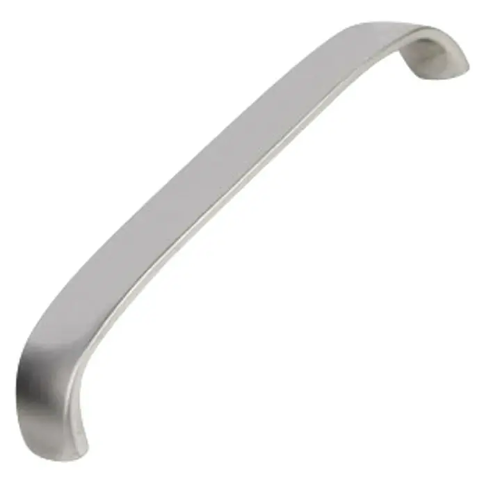 Nesu Tirador para muebles 818817 - L x An x Al: 13,8 x 1,2 x 2,1 cm, Acero, Cromado, Cromo, Distancia entre orificios: 128 mm