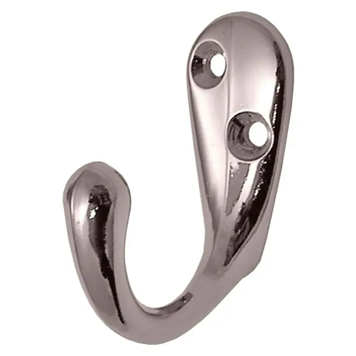 Nesu Gancho para colgar 982 - Número de ganchos: 1 ud., L x An x Al: 4,7 x 1,9 x 4,1 cm, Cromo