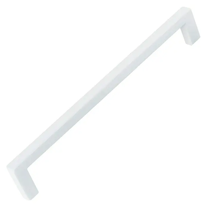 Nesu Tirador para muebles 875021 - L x An x Al: 17 x 0,8 x 2,8 cm, Acero, Blanco, Distancia entre orificios: 160 mm