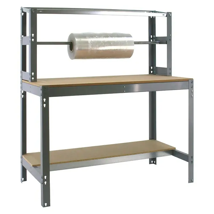 Simonrack Simonwork Banco de trabajo BT4 - L x An x Al: 76 x 91 x 144,5 cm, Capacidad de carga: 400 kg, Gris
