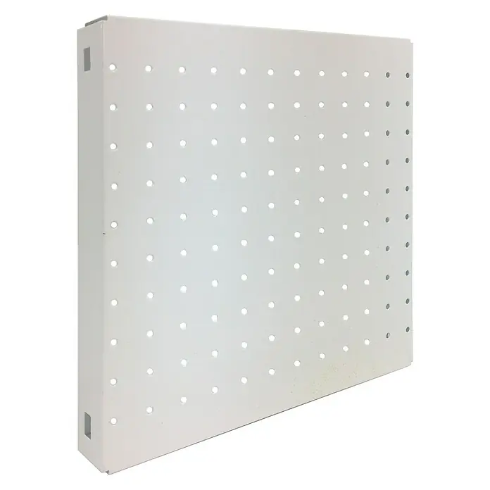 Simonrack Simonboard Lochwand - L x B x H: 30 x 30 x 3,5 cm, Weiß