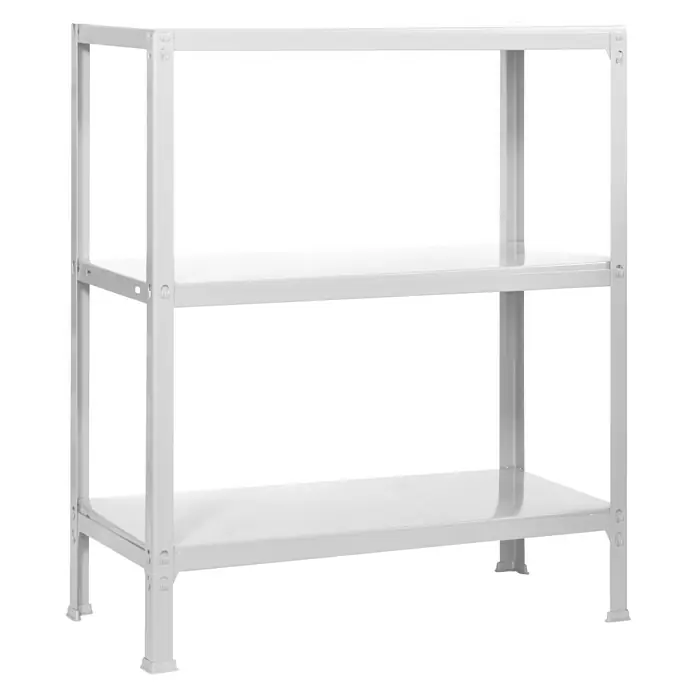 Simonrack Simonhome Estantería metálica Fileclick Mini - L x An x Al: 36 x 80 x 90 cm, Capacidad de carga: 100 kg/balda, Número de baldas: 3 ud., Blanco