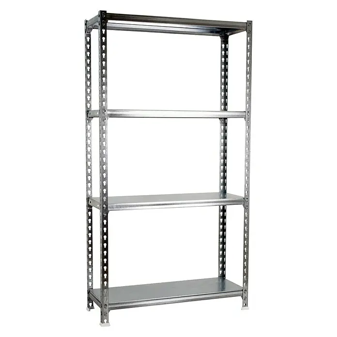 Simonrack Simonclick Estantería metálica Superplus - L x An x Al: 50 x 110 x 150 cm, Capacidad de carga: 180 kg/balda, Número de baldas: 4 ud., Galvanizado