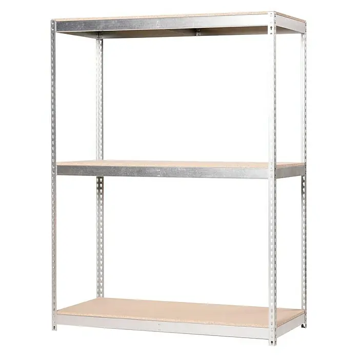 Simonrack Ecoforte Estantería para cargas pesadas Chipboard - L x An x Al: 60 x 120 x 200 cm, Capacidad de carga: 400 kg/balda, Número de baldas: 3 ud., Galvanizado