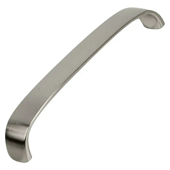Nesu Tirador para muebles 818816 - L x An x Al: 13,8 x 1,2 x 2,1 cm, Acero, Niquelado, Níquel, Distancia entre orificios: 128 mm