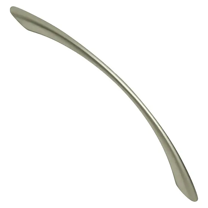 Nesu Tirador para muebles 868802 - L x An x Al: 11,5 x 0,9 x 2,6 cm, Acero, Niquelado, Níquel, Distancia entre orificios: 128 mm