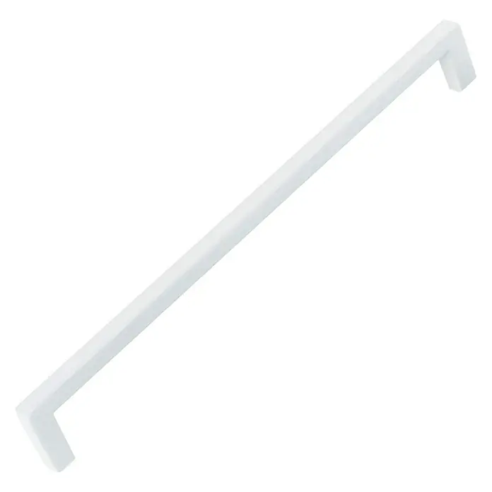 Nesu Tirador para muebles 875221 - L x An x Al: 20,2 x 0,8 x 2,8 cm, Acero, Blanco, Distancia entre orificios: 192 mm