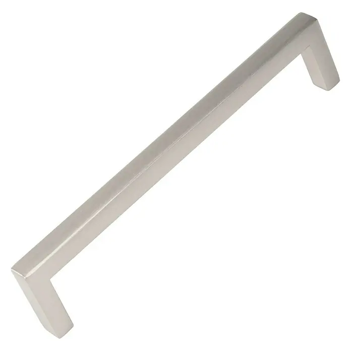 Nesu Tirador para muebles 875625 - L x An x Al: 10,6 x 0,8 x 2,8 cm, Acero, Acero inoxidable, Distancia entre orificios: 96 mm