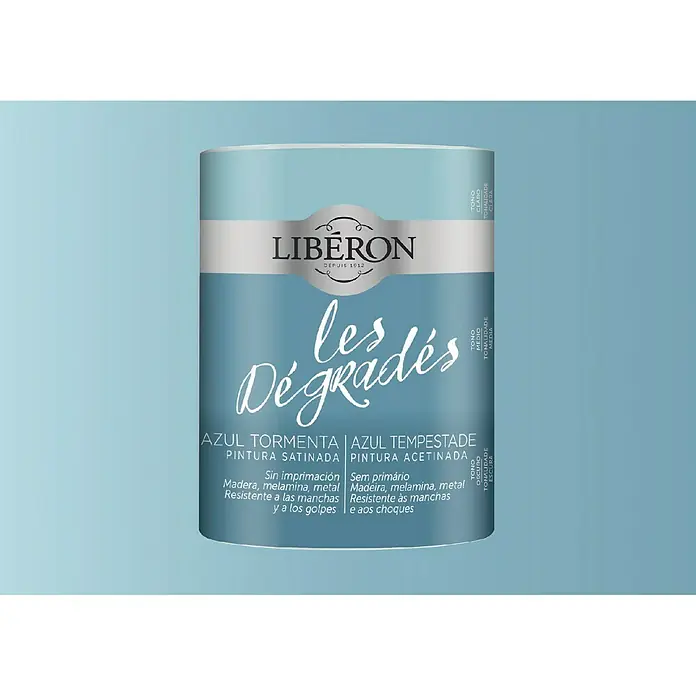 Libéron Pintura para efectos decorativos Les Dégradés - Azul tormenta, 600 ml