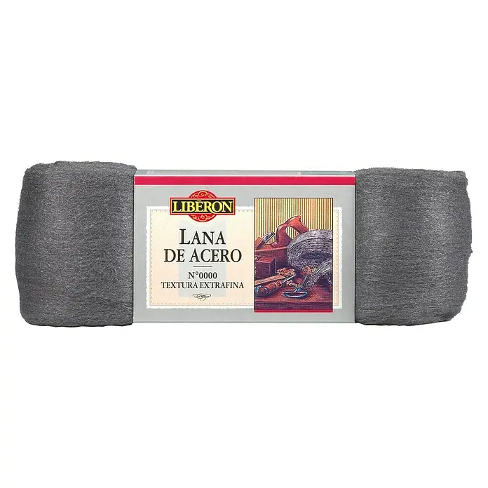 Libéron Lana de acero - Tamaño de grano: Extrafino, 100 g