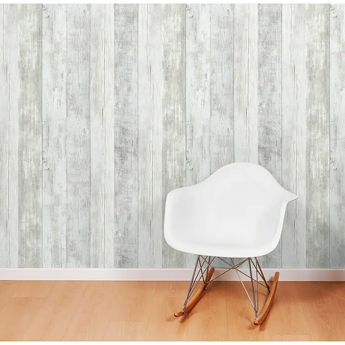Grosfillex Revestimiento de pared G Life Siberie - 260 x 35 cm, Pino gris, Liso