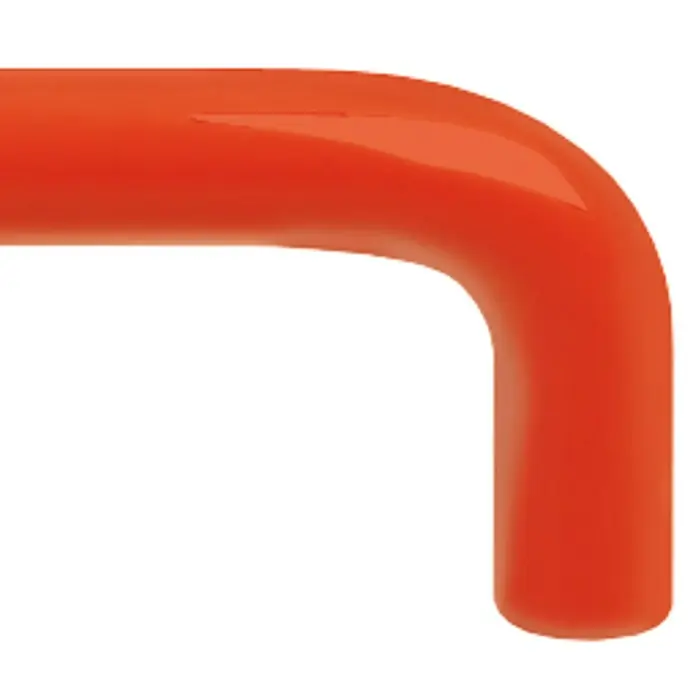 Nesu Tirador para muebles 627RJ - L x An x Al: 10,5 x 3 x 2,5 cm, Plástico, Rojo