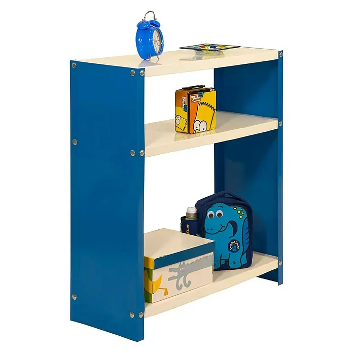 Simonrack Simonhome Estantería metálica Habitat Color Mini - L x An x Al: 30 x 60 x 90 cm, Capacidad de carga: 100 kg/balda, Número de baldas: 3 ud., Azul