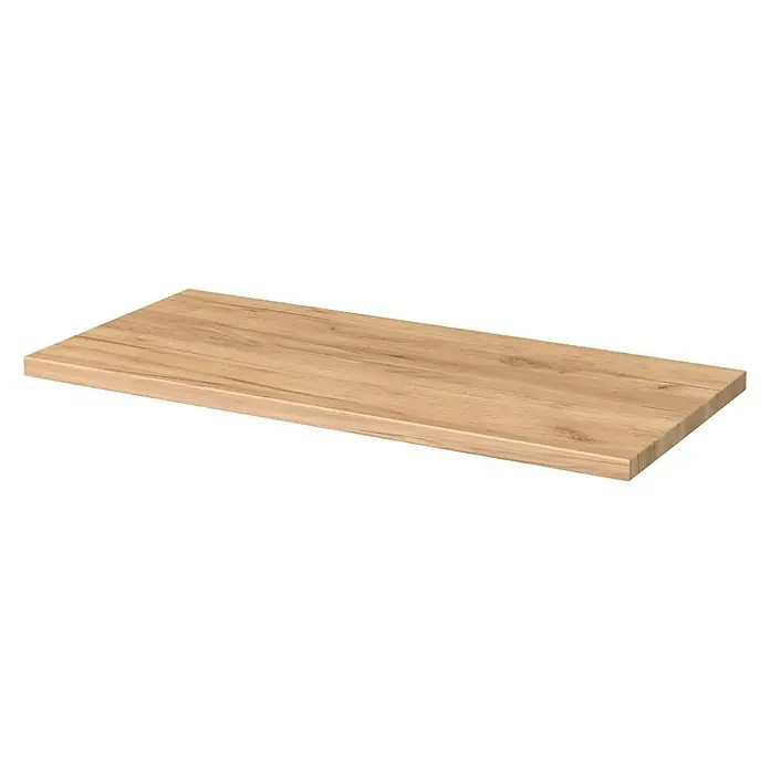 Camargue Espacio Drvene ploče za umivaonike - 100 x 46 x 3,2 cm, Craft Gold Oak - Pogled sprijeda