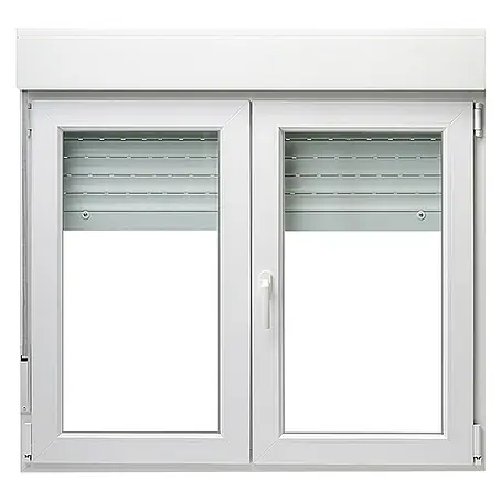 Ventana de PVC 2 hojas practicable-oscilobatiente