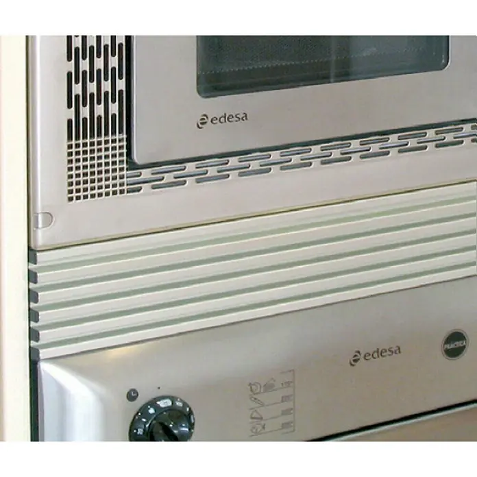 Rejilla de ventilación - Ancho: 59,8 cm, Inoxidable