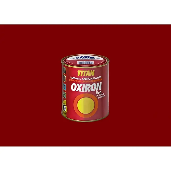 Oxiron Esmalte para metal - Burdeos, 750 ml, Brillante, Base solvente