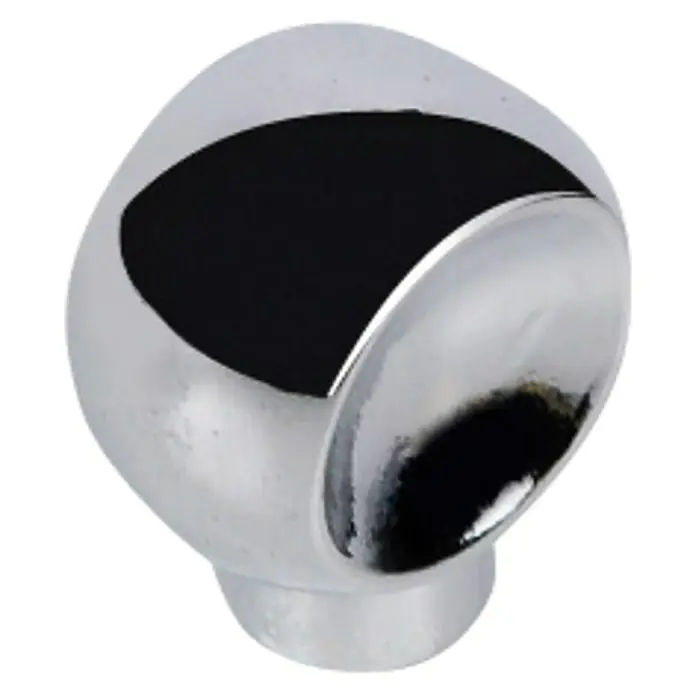 Nesu Tirador para muebles 16601 - L x An x Al: 1,5 x 1 x 2 cm, Acero, Cromado