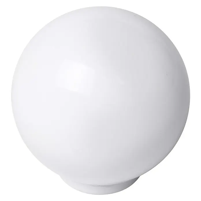 Nesu Pomo para muebles 626 - Ø x Al: 29 x 29 mm, Plástico, Blanco