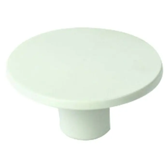Nesu Pomo para muebles 7704 Blanco - Ø x Al: 40 x 23 mm, Plástico