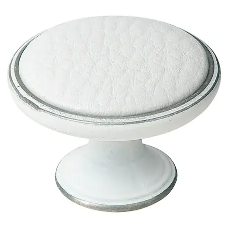 Nesu  Pomo para muebles Piel blanco