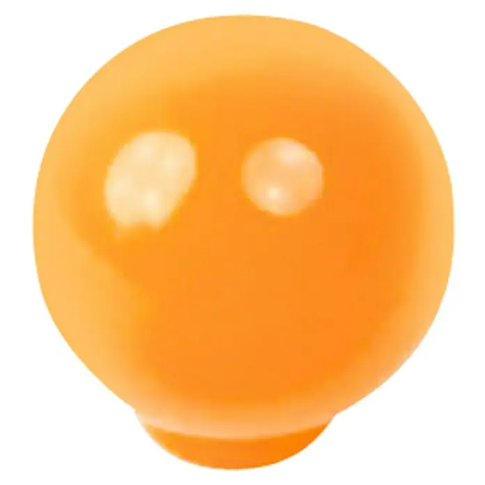 Nesu Pomo para muebles 626 - Ø x Al: 34 x 34 mm, Plástico, Naranja