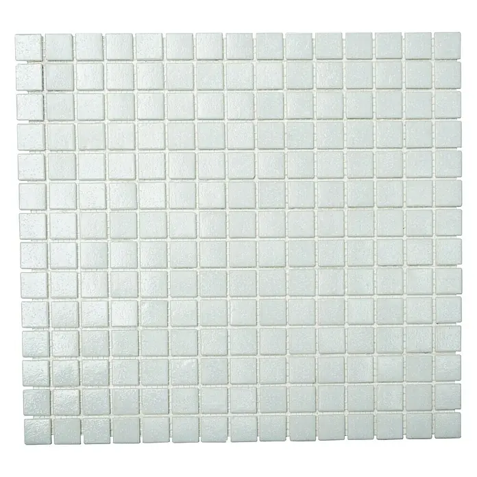 Mozaïektegel Quadrat Mix GM A 11 - 32,7 x 30,5 cm, Wit, Mat - Top-down weergave