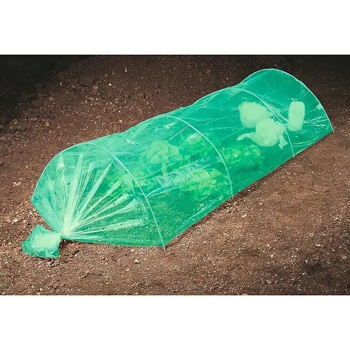 Windhager Folientunnel Komplettset - L x B: 3,5 x 1 m, Grün
