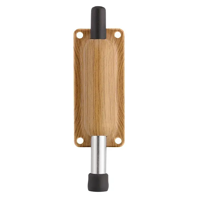 Inofix Tope fijador - L x An x Al: 25 x 44 x 154 mm, Atornillado, Marrón