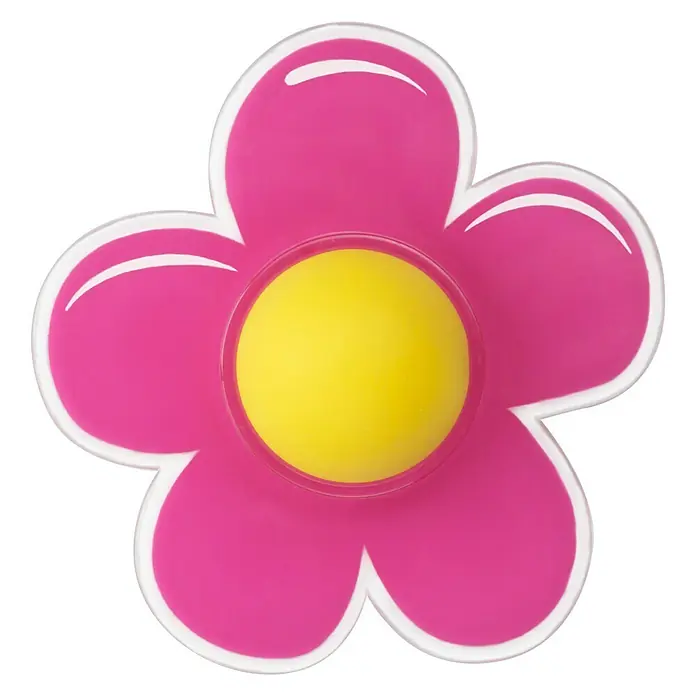 Inofix Tope de puerta infantil Flor - Plástico, Rosa