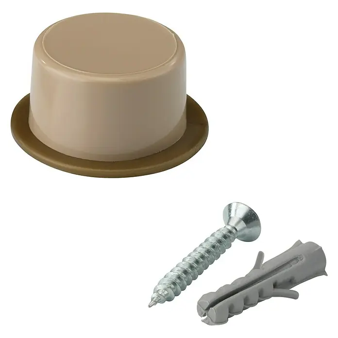 Inofix Tope de puerta 3042 - Plástico, Beige
