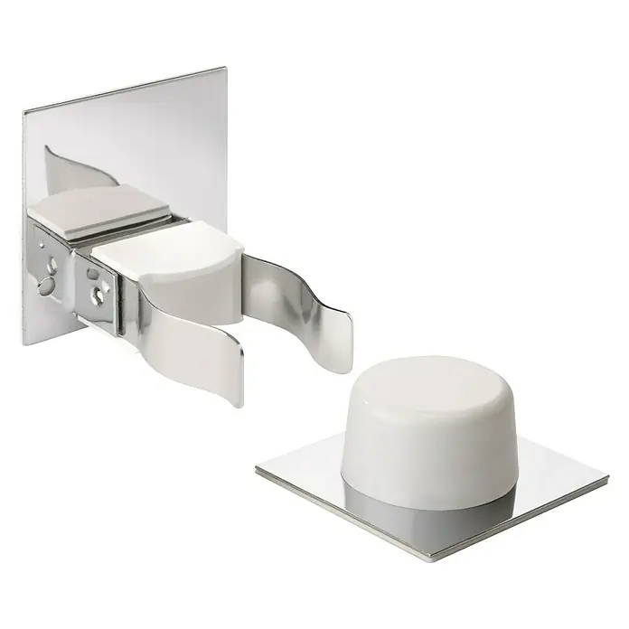 Inofix Tope de puerta 2025 - Metal, Blanco