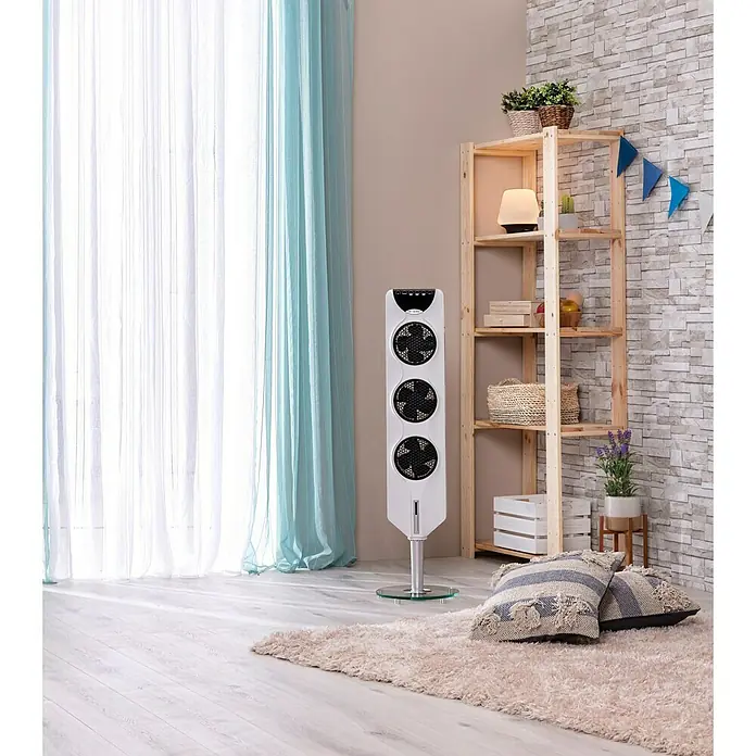 Proklima Turmventilator - Weiß, Höhe: 112,4 cm, 90 W