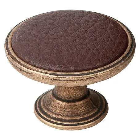 Nesu  Pomo para muebles Cuero marrón
