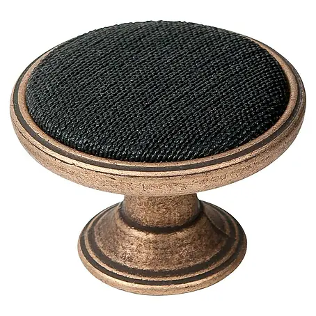 Nesu  Pomo para muebles Cuero negro