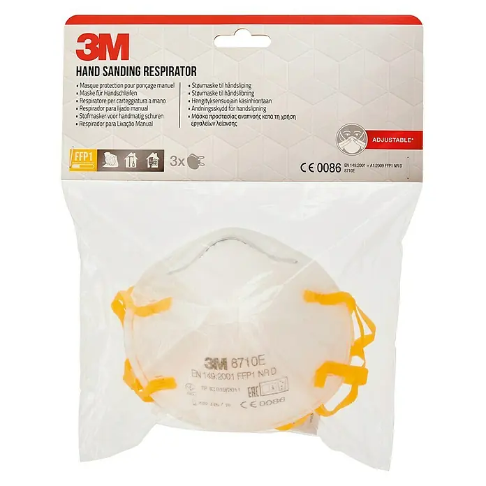 3M Atemschutzmaske 8710 - Filterklasse: FFP1, 3 Stk.