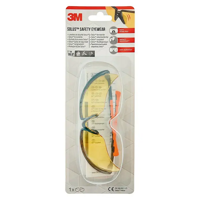 3M Gafas de seguridad Solus - Amarillo