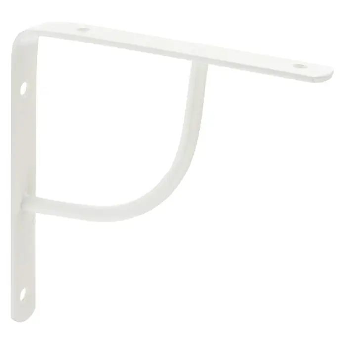 Rei Escuadra de soporte 1460 - Blanco, L x An x Al: 15 x 15 x 2 cm, Carga soportada: 20 kg, Acero